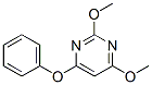 Pyrimidine, 2,4-dimethoxy-6-phenoxy- (9ci)Structure,246538-87-4Structure Pyrimidine, 2,4-dimethoxy-6-phenoxy- (9ci) Structure,246538-87-4Structure