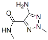 2H-1,2,3-triazole-4-carboxamide, 5-amino-n,2-dimethyl-Structure,24660-62-6Structure 2H-1,2,3-triazole-4-carboxamide, 5-amino-n,2-dimethyl- Structure,24660-62-6Structure