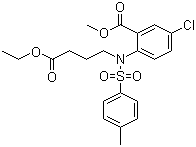 Methyl 5-chloro-2-(n-(4-ethoxy-4-oxobutyl)-4-methylphenylsulfonamido)benzoateStructure,247237-43-0Structure Methyl 5-chloro-2-(n-(4-ethoxy-4-oxobutyl)-4-methylphenylsulfonamido)benzoate Structure,247237-43-0Structure