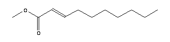2-癸酸甲酯結(jié)構(gòu)式_2482-39-5結(jié)構(gòu)式