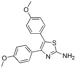 4,5-Bis-(4-methoxy-phenyl)-thiazol-2-ylamineStructure,24827-38-1Structure 4,5-Bis-(4-methoxy-phenyl)-thiazol-2-ylamine Structure,24827-38-1Structure