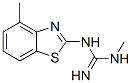 Guanidine, 1-methyl-3-(4-methyl-2-benzothiazolyl)-(8ci)Structure,25039-64-9Structure Guanidine, 1-methyl-3-(4-methyl-2-benzothiazolyl)-(8ci) Structure,25039-64-9Structure