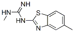 Guanidine, 1-methyl-3-(5-methyl-2-benzothiazolyl)-(8ci)Structure,25039-65-0Structure Guanidine, 1-methyl-3-(5-methyl-2-benzothiazolyl)-(8ci) Structure,25039-65-0Structure