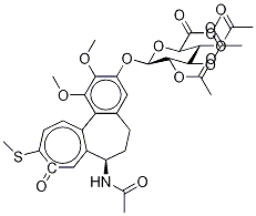 3-去甲基硫代秋水仙堿2-O-(2,3,4-三-O-乙?；?beta-D-葡糖苷酸甲酯)結(jié)構(gòu)式_250662-47-6結(jié)構(gòu)式