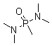 Methyl phosphonic bis(dimethylamide)Structure,2511-17-3Structure Methyl phosphonic bis(dimethylamide) Structure,2511-17-3Structure