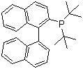 2-(二叔丁基磷)-1,1-聯(lián)萘結(jié)構(gòu)式_255836-67-0結(jié)構(gòu)式