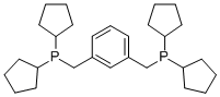 1,3-Bis(dicyclopentylphosphinomethyl)benzeneStructure,255874-48-7Structure 1,3-Bis(dicyclopentylphosphinomethyl)benzene Structure,255874-48-7Structure