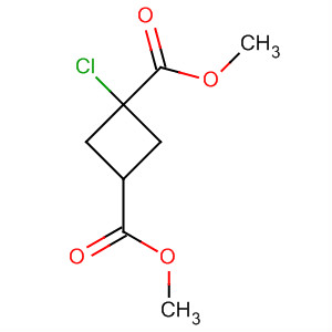 1-Chloro-1,3-cyclobutanedicarboxylic acid dimethyl esterStructure,25596-64-9Structure 1-Chloro-1,3-cyclobutanedicarboxylic acid dimethyl ester Structure,25596-64-9Structure