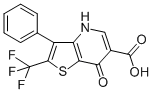 7-氧代-3-苯基-2-(三氟甲基)-4,7-二氫噻吩并[3,2-b]吡啶-6-羧酸結(jié)構(gòu)式_256488-13-8結(jié)構(gòu)式