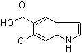1H-Indole-5-carboxylic acid, 6-chloro-Structure,256935-86-1Structure 1H-Indole-5-carboxylic acid, 6-chloro- Structure,256935-86-1Structure