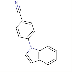 4-(1H-吲哚-1-基)苯甲腈結(jié)構(gòu)式_25699-92-7結(jié)構(gòu)式