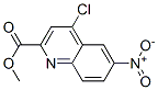 2-Quinolinecarboxylic acid, 4-chloro-6-nitro-, methyl esterStructure,259196-22-0Structure 2-Quinolinecarboxylic acid, 4-chloro-6-nitro-, methyl ester Structure,259196-22-0Structure