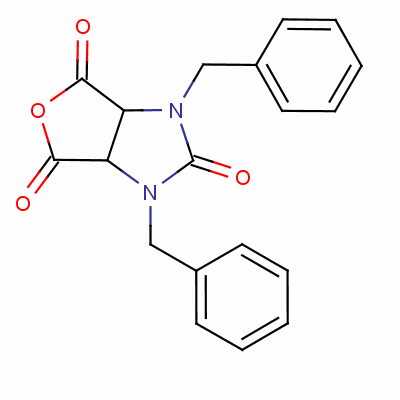 Cis-1,3-dibenzyl-2-imidazolidone-4,5-dicarboxylic acid anhydrideStructure,26339-42-4Structure Cis-1,3-dibenzyl-2-imidazolidone-4,5-dicarboxylic acid anhydride Structure,26339-42-4Structure