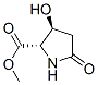 Proline, 3-hydroxy-5-oxo-, methyl ester, dl-trans-(8ci)Structure,26367-35-1Structure Proline, 3-hydroxy-5-oxo-, methyl ester, dl-trans-(8ci) Structure,26367-35-1Structure