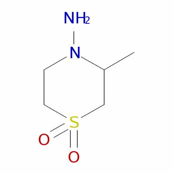 3-Methyl-4-thiomorpholinamine 1,1-dioxideStructure,26494-77-9Structure 3-Methyl-4-thiomorpholinamine 1,1-dioxide Structure,26494-77-9Structure