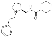 N-{[(2S)-1-(2-苯基乙基)-2-吡咯烷基]甲基}環(huán)己烷甲酰胺結(jié)構(gòu)式_265644-16-4結(jié)構(gòu)式