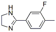 2-(3-氟-4-甲基苯基)-4,5-二氫-1H-咪唑結(jié)構(gòu)式_266317-43-5結(jié)構(gòu)式