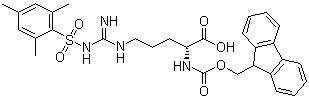 N-fmoc-n-(mesitylene-2-sulfonyl)-d-arginineStructure,268204-88-2Structure N-fmoc-n-(mesitylene-2-sulfonyl)-d-arginine Structure,268204-88-2Structure