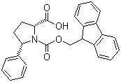 N-芴甲氧羰基-(2R,5S)-5-苯基吡咯烷-2-羧酸結(jié)構(gòu)式_269078-69-5結(jié)構(gòu)式