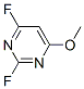 Pyrimidine, 2,4-difluoro-6-methoxy- (8ci,9ci)Structure,27078-76-8Structure Pyrimidine, 2,4-difluoro-6-methoxy- (8ci,9ci) Structure,27078-76-8Structure