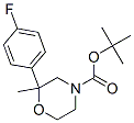 4-Boc-2-(4-fluorophenyl)-2-methylmorpholineStructure,271245-36-4Structure 4-Boc-2-(4-fluorophenyl)-2-methylmorpholine Structure,271245-36-4Structure