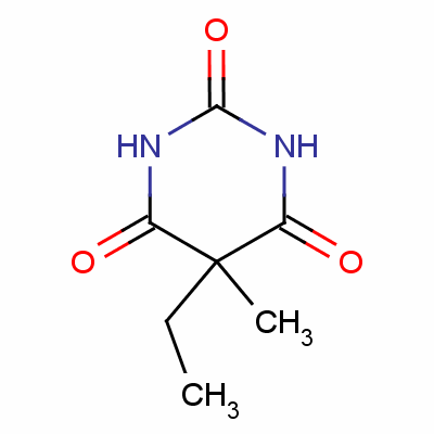 2,4,6(1H,3h,5h)-pyrimidinetrione,5-ethyl-5-methyl-Structure,27653-63-0Structure 2,4,6(1H,3h,5h)-pyrimidinetrione,5-ethyl-5-methyl- Structure,27653-63-0Structure
