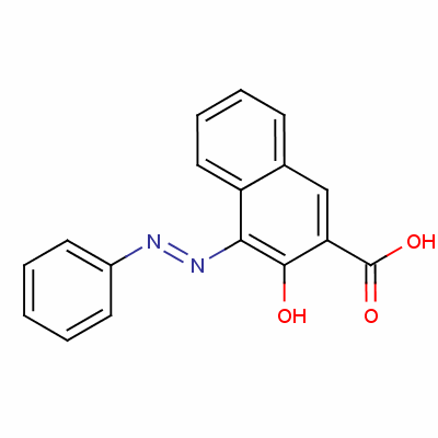 2-Naphthalenecarboxylicacid, 3-hydroxy-4-(2-phenyldiazenyl)-Structure,27757-79-5Structure 2-Naphthalenecarboxylicacid, 3-hydroxy-4-(2-phenyldiazenyl)- Structure,27757-79-5Structure