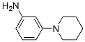3-(1-哌啶基)苯胺結(jié)構(gòu)式_27969-75-1結(jié)構(gòu)式