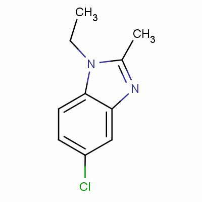 5-Chloro-1-ethyl-2-methyl-benzimidazoleStructure,2818-76-0Structure 5-Chloro-1-ethyl-2-methyl-benzimidazole Structure,2818-76-0Structure