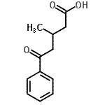 3-Methyl-5-oxo-5-phenylpentanoic acid Structure,2840-61-1Structure
