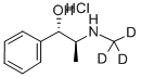 (1S,2s)-(+)-pseudoephedrine-d3 hcl (n-methyl-d3)Structure,284665-25-4Structure (1S,2s)-(+)-pseudoephedrine-d3 hcl (n-methyl-d3) Structure,284665-25-4Structure