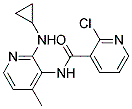 2-氯-N-[2-(環(huán)丙基氨基)-4-甲基-3-吡啶]-3-吡啶羧酰胺結(jié)構(gòu)式_284686-19-7結(jié)構(gòu)式