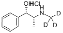 (1S,2r)-(+)-ephedrine-d3 hcl (n-methyl-d3)Structure,285979-73-9Structure (1S,2r)-(+)-ephedrine-d3 hcl (n-methyl-d3) Structure,285979-73-9Structure