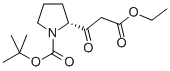 (R)-2-(2-乙氧基羰基-乙?；?-吡咯烷-1-羧酸叔丁酯結(jié)構(gòu)式_287107-87-3結(jié)構(gòu)式
