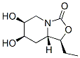 (1S,6S,7R,8aS)-1-乙基-6,7-二羥基己a氫[1,3]惡唑并[3,4-a]吡啶-3-酮結構式_287185-05-1結構式