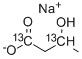 DL-3-羥基丁酸鈉-1,3-13C2結構式_287389-34-8結構式