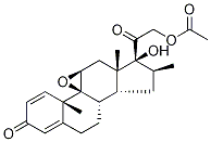 21-O-乙?；厝姿?,11-環(huán)氧化物結(jié)構(gòu)式_2884-51-7結(jié)構(gòu)式