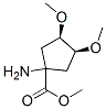 (3r,4s)-(9ci)-1-氨基-3,4-二甲氧基-環(huán)戊烷羧酸甲酯結(jié)構(gòu)式_289886-42-6結(jié)構(gòu)式