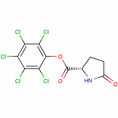 L-pyroglutamic acid pentachlorophenyl esterStructure,28990-85-4Structure L-pyroglutamic acid pentachlorophenyl ester Structure,28990-85-4Structure