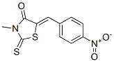 3-甲基-5-[1-(4-硝基苯基)-(z)-亞甲基]-2-硫氧代噻唑烷-4-酮結(jié)構(gòu)式_28996-47-6結(jié)構(gòu)式