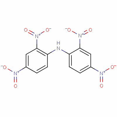 Benzenamine,n-(2,4-dinitrophenyl)-2,4-dinitro-Structure,2908-76-1Structure Benzenamine,n-(2,4-dinitrophenyl)-2,4-dinitro- Structure,2908-76-1Structure