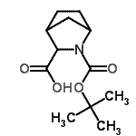 (3R)-n-boc-2-氮雜雙環(huán)[2.2.1]庚烷-3-羧酸結構式_291775-53-6結構式