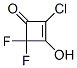 2-Cyclobuten-1-one, 2-chloro-4,4-difluoro-3-hydroxy-Structure,2927-62-0Structure 2-Cyclobuten-1-one, 2-chloro-4,4-difluoro-3-hydroxy- Structure,2927-62-0Structure