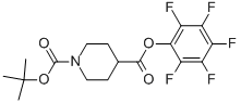 1-Tert-butyl 4-(pentafluorophenyl) piperidine-1,4-dicarboxylateStructure,294885-28-2Structure 1-Tert-butyl 4-(pentafluorophenyl) piperidine-1,4-dicarboxylate Structure,294885-28-2Structure