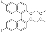 (R)-6,6’-diiodo-2,2’-bis(methoxymethoxy)-1,1’-binaphthaleneStructure,300369-65-7Structure (R)-6,6’-diiodo-2,2’-bis(methoxymethoxy)-1,1’-binaphthalene Structure,300369-65-7Structure