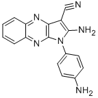 2-Amino-1-(4-aminophenyl)-1H-pyrrolo(2,3-b)quinoxaline-3-carbonitrileStructure,301358-46-3Structure 2-Amino-1-(4-aminophenyl)-1H-pyrrolo(2,3-b)quinoxaline-3-carbonitrile Structure,301358-46-3Structure