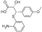 (2S,3s)-3-(2-氨基苯基磺酰基)-2-羥基-3-(4-甲氧基苯基)-丙酸結(jié)構(gòu)式_30193-57-8結(jié)構(gòu)式