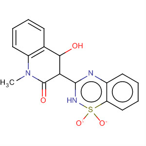 3-(1,1-二氧化物-2H-1,2,4-苯并噻二嗪-3-基)-4-羥基-1-甲基-2(1h)-喹啉酮結(jié)構(gòu)式_303776-75-2結(jié)構(gòu)式