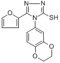 4-(2,3-二氫-1,4-苯并二噁英-6-基)-5-(2-呋喃基)-4H-1,2,4-噻唑-3-硫醇結(jié)構(gòu)式_306936-86-7結(jié)構(gòu)式