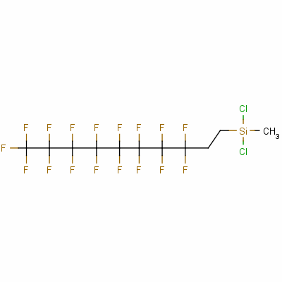 1H,1H,2H,2H-perfluorodecylmethyldichlorosilaneStructure,3102-79-2Structure 1H,1H,2H,2H-perfluorodecylmethyldichlorosilane Structure,3102-79-2Structure